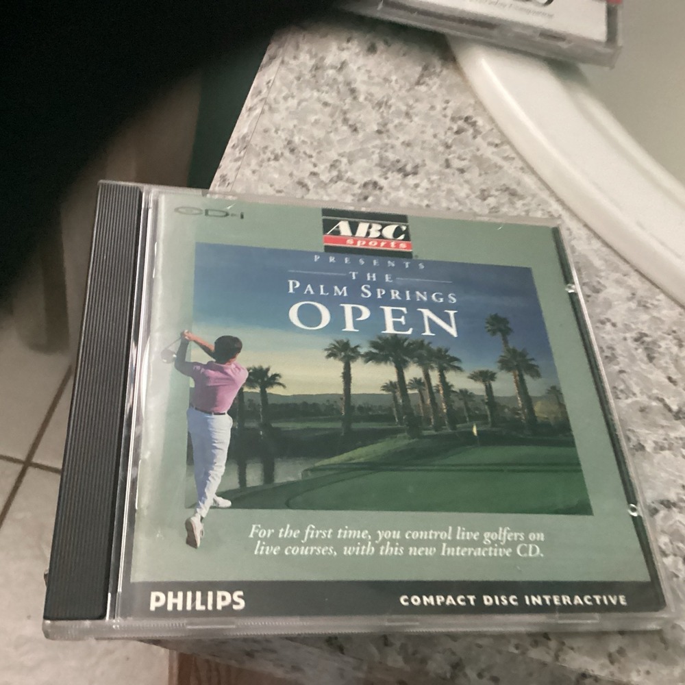 ABC Sports Presents The Palm Springs Open Philips CD-i 1991 Golf Video Game